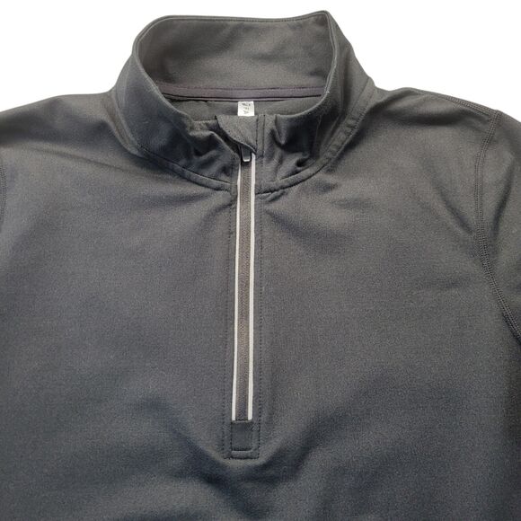 Fabletics LARGE Trinity Cold Weather Jacket Black Running Jogging Zip Up Stretch - Picture 4 of 13